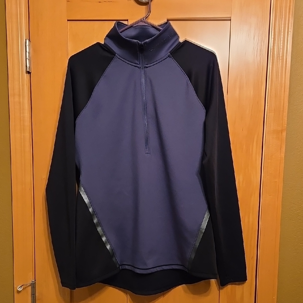 Under Armor Navy and Black Quarter-Zip Pullover